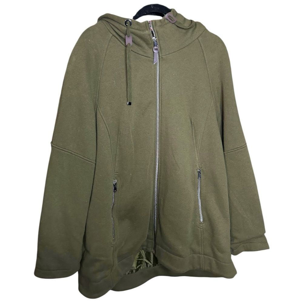 1Madison Expedition Sherpa Hood Zip Up Jacket Size XL